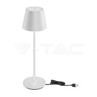 2W fehér LED asztali lámpa 4400mA 3000K IP54 - 7651 V-TAC