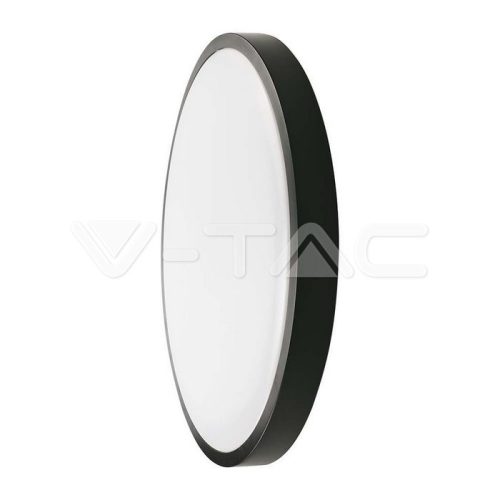30W LED Mennyezeti világítás, Mikrohullámú érzékelővel, fekete kerettel 4000K IP44