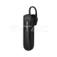 Bluetoothos headset 70mAh, fekete színű