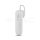 Bluetoothos headset 70mAh, fehér színű