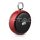 Hordozható Bluetooth hangszóró Micro USB kábel 800mah akkumulátorral, piros színű