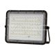 15W LED Napelemes reflektor 6400K cserélhető akkumulátor,3m vezetékkel, fekete színű (V-TAC)