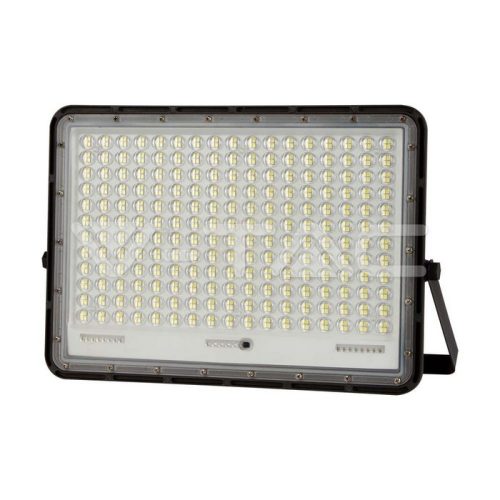 30W LED Napelemes reflektor 6400K cserélhető akkumulátor,3m vezetékkel, fekete színű (V-TAC)