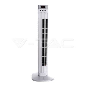   55W ventilátor torony digitális hőmérséklet kijelzővel és távirányítóval - 7900 V-TAC