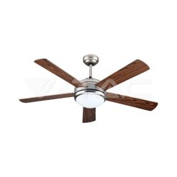   15W LED Mennyezeti ventilátor,távirányítóval 5 db megfordítható pengével