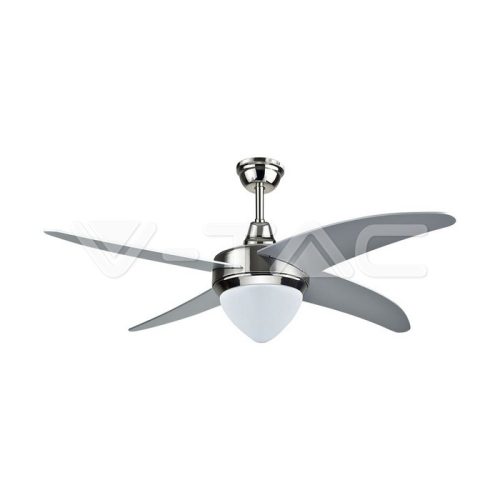 15W 3 az-1 ben LED Mennyezeti ventilátor RF távírányítóval, 4 pengés 60W,AC Motorral (V-TAC)