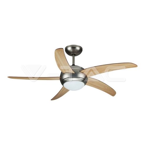 2 x E27 LED Mennyezeti ventilátor,távirányítóval 5 db pengével