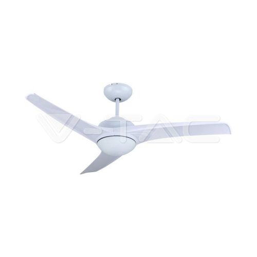 15W 3 az-1 ben LED Mennyezeti ventilátor RF távírányítóval,3 pengés, fehér színű,35W DC Motorral (V-TAC)