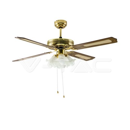 4 x E27 LED Ventilátor, 4 pengével, 55W АC Motor
