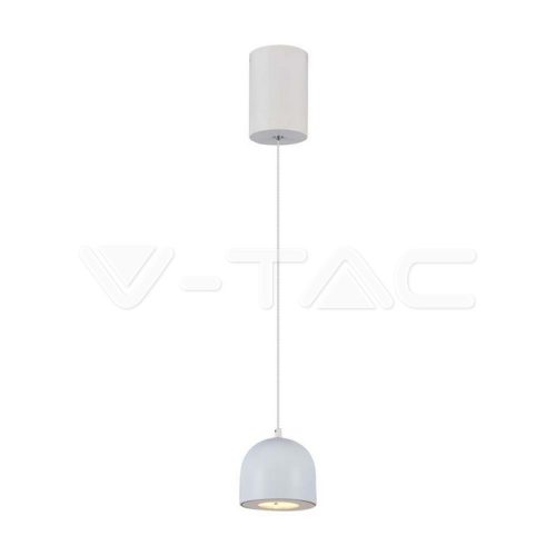 8.5W LED Függeszték Φ100 fehér színű 3000K (V-TAC)