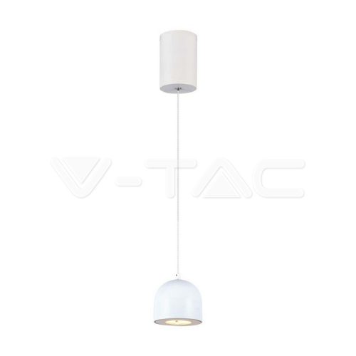 8.5W LED Függeszték Φ100 állítható magasságú, érintéssel vezérelhető 3000K (V-TAC)
