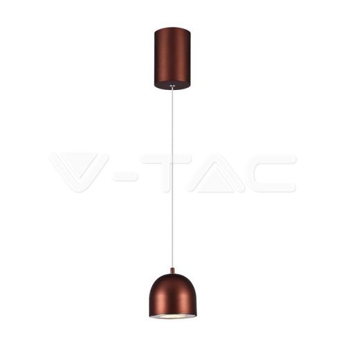 8.5W LED Függeszték Φ100 állítható magasságú, érintéssel vezérelhető 3000K (V-TAC)