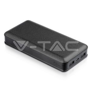 Power bank fekete 20000 mAh - 8190 V-TAC