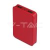 Power bank piros 5000 mAh - 8192 V-TAC