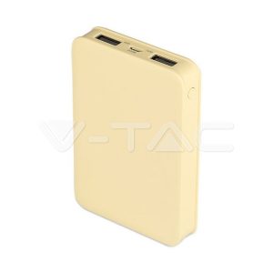 Power bank sárga 5000 mAh - 8196 V-TAC