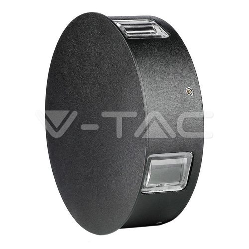 4W LED Fali világítás Fekete test Kerek Természetes Fehér IP65