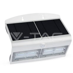   6.8W LED Szolár (napelemes) fali lámpa természetes fehér, fehér és fekete test