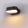 V-TAC LED OVÁLIS FALI LÁMPA / IP65 / fekete / 6W VT-816 8289