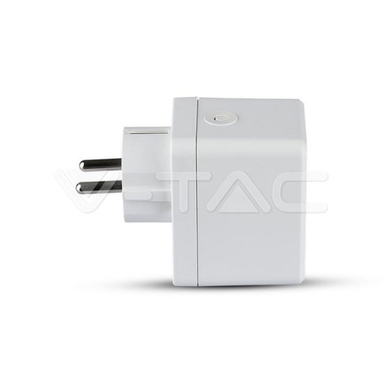Wifis smart konnektor USB porttal fehér - 8416 V-TAC Wifis smart konnektor USB porttal fehér - 8416 V-TAC