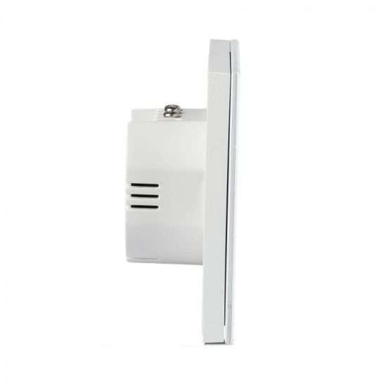 V-TAC LED SMART HOME ÉRINTŐGOMBOS KAPCSOLÓ / wifis vezérlés  / 2 érintőgomb / fehér /  VT-5004 8418
