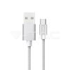 Micro USB fonott kábel 1m ezüst 2,4A Platina széria - 8489 V-TAC