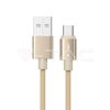 Micro USB fonott kábel 1m arany 2,4A Platina széria - 8490 V-TAC