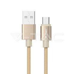 1m.Micro USB kábel arany platinum széria