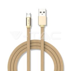 1m. Micro USB kábel arany rubin széria