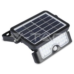 5W LED Napelemes reflektor, fekete test 4000K