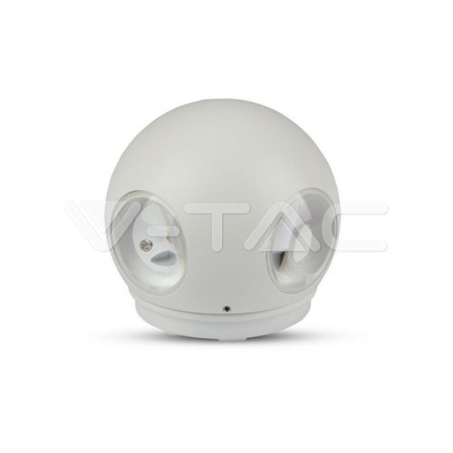 4W LED Fali lámpa, kerek foma, fehér színű 3000K IP65