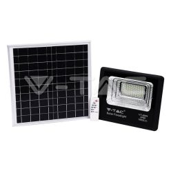 20W LED napelemes reflektor, fekete színű, 4000K