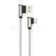 1m. Micro USB kábel szürke gyémánt széria