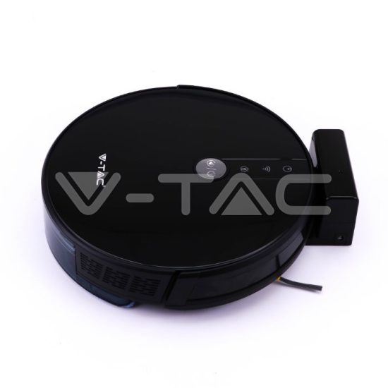 Fekete smart robotporszívó/felmosó - 8650 V-TAC