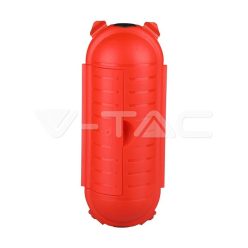   Vízhatlan doboz a hosszabbító aljzatokhoz IP44 fekete+ piros