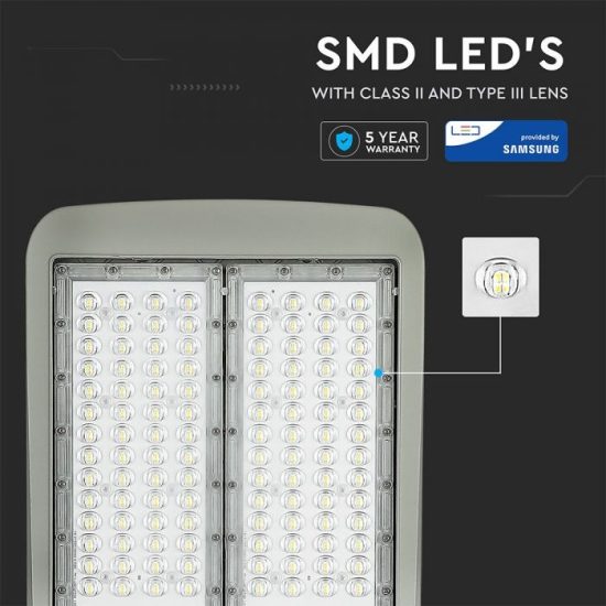 100W LED Dimmelhető közvilágítás (CLASS II,Inventronics tápegység) Samsung chip 140lm/W A++ 4000K - PRO883 V-TAC