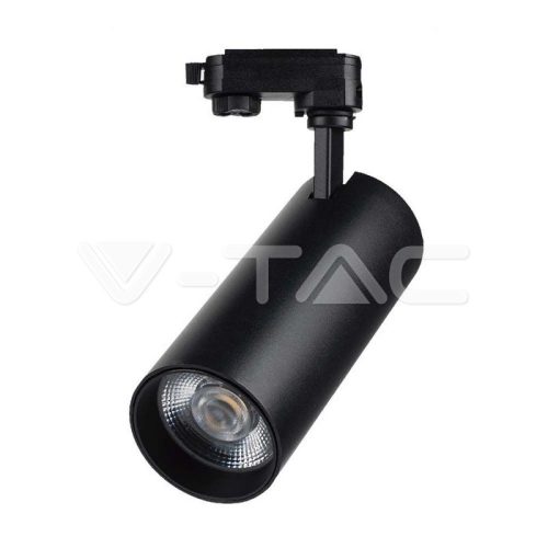 30W LED Sínes COB lámpa 3 az 1-ben, fekete színű (V-TAC)