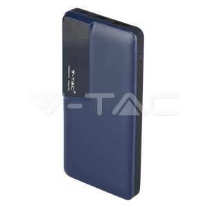   Navy kék Power bank digitális kijelzővel 10000 mAh - 8872 V-TAC