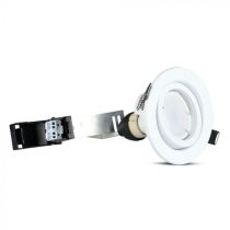   5W LED spotlámpa GU10 fehér keret és foglalat 6400K (3db/cs) - 8883 V-TAC