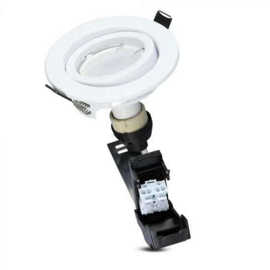 V-TAC LED SPOT CSOMAG (3db) / GU10-keret-csatlakozó / 5W / 110° / hideg fehér - 6400K / 400lumen / VT-3333 8883