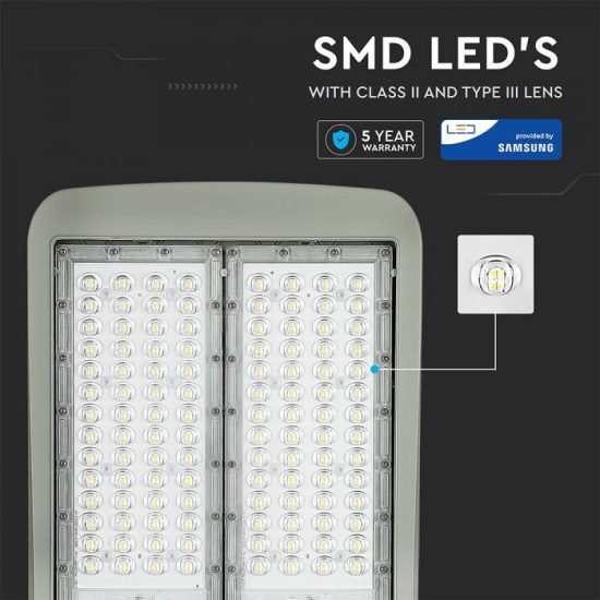 150W LED Dimmelhető közvilágítás (CLASS II,Inventronics tápegység) Samsung chip 140lm/W A++ 5700K - PRO888 V-TAC