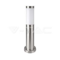   Ezüst kerti mozgásérzékelős álló lámpatest E27 foglalattal (45 cm) IP44 - 8964 V-TAC