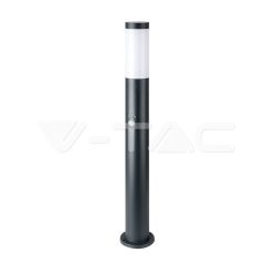   E27 Kültéri lámpa 80cm PIR Mozgásérzékelővel, rozsdamentes acél, szürke színű IP44