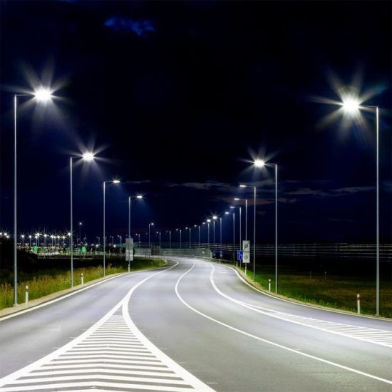 V-TAC LED UTCAI SLIM VILÁGÍTÓ / 100W / IP65 / szürke / nappali fehér - 4000K / 12000lumen / Samsung chip / VT-104ST 960