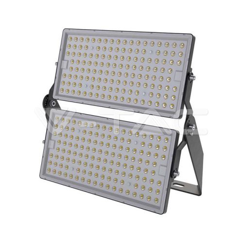 500W nagy teljesítményű LED reflektor 1 m-es kábellel, fekete színű, 6500K, 120lm/W, IP65