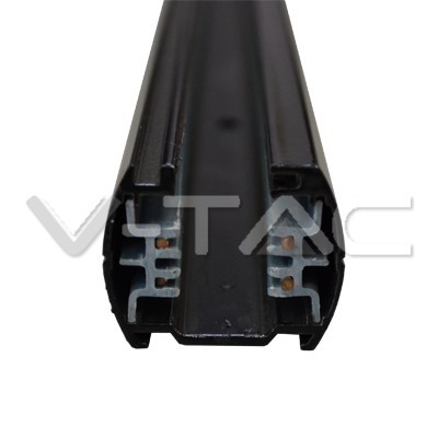V-TAC LED áramvezető sínes lámpatestekhez / 1 méter / fekete / 9944