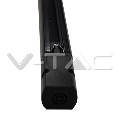 V-TAC LED áramvezető sínes lámpatestekhez / 1,5  méter / fekete / 9952