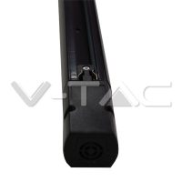   V-TAC LED áramvezető sínes lámpatestekhez / 2  méter / fekete / 9954