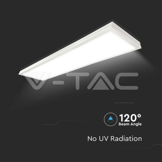 V-TAC 40W 2in1 LED panel 1200 x 300 mm-es 4000lm 3000K beépített driverrel/VT-6147/ 6624