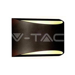   V-TAC 10W LED fel-le világító fali lámpa fekete 4000K IP54/VT-815/ 8684 